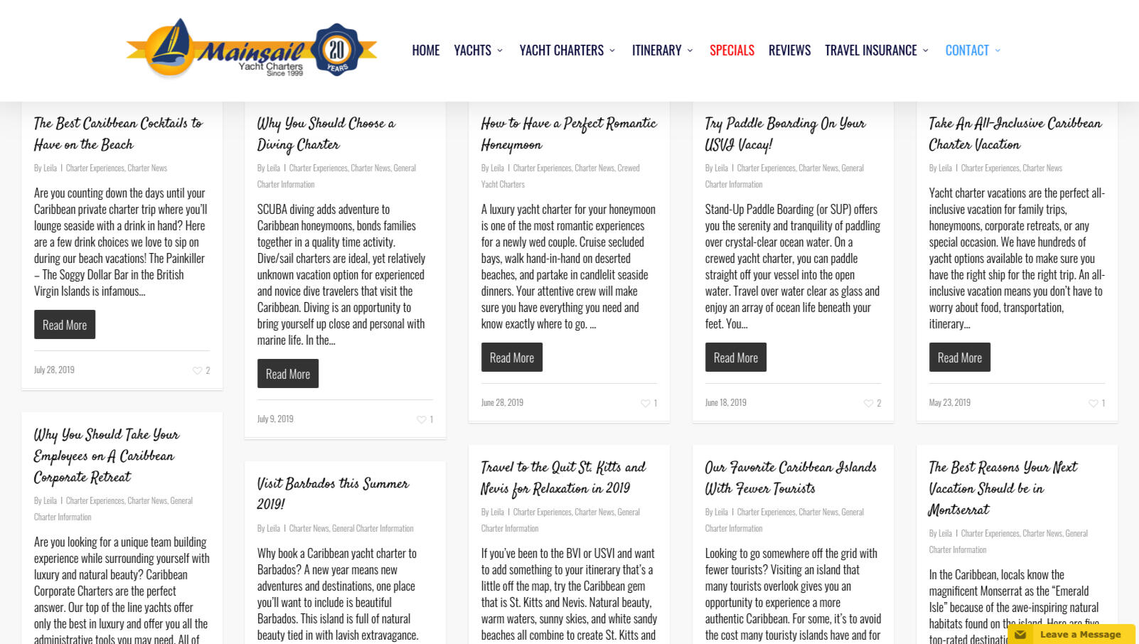 Mainsail Yacht Charters Blog Copy